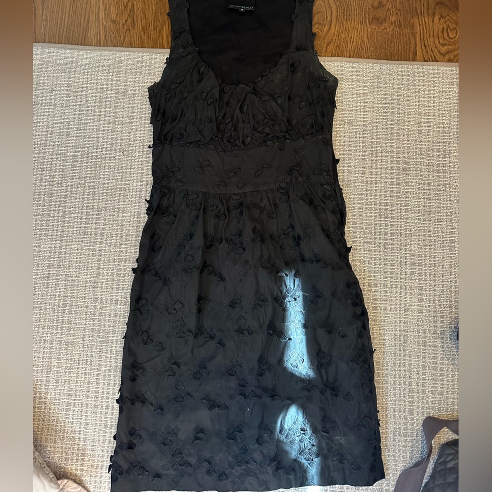 Cynthia Rowley black woman’s Textured Dress size 6